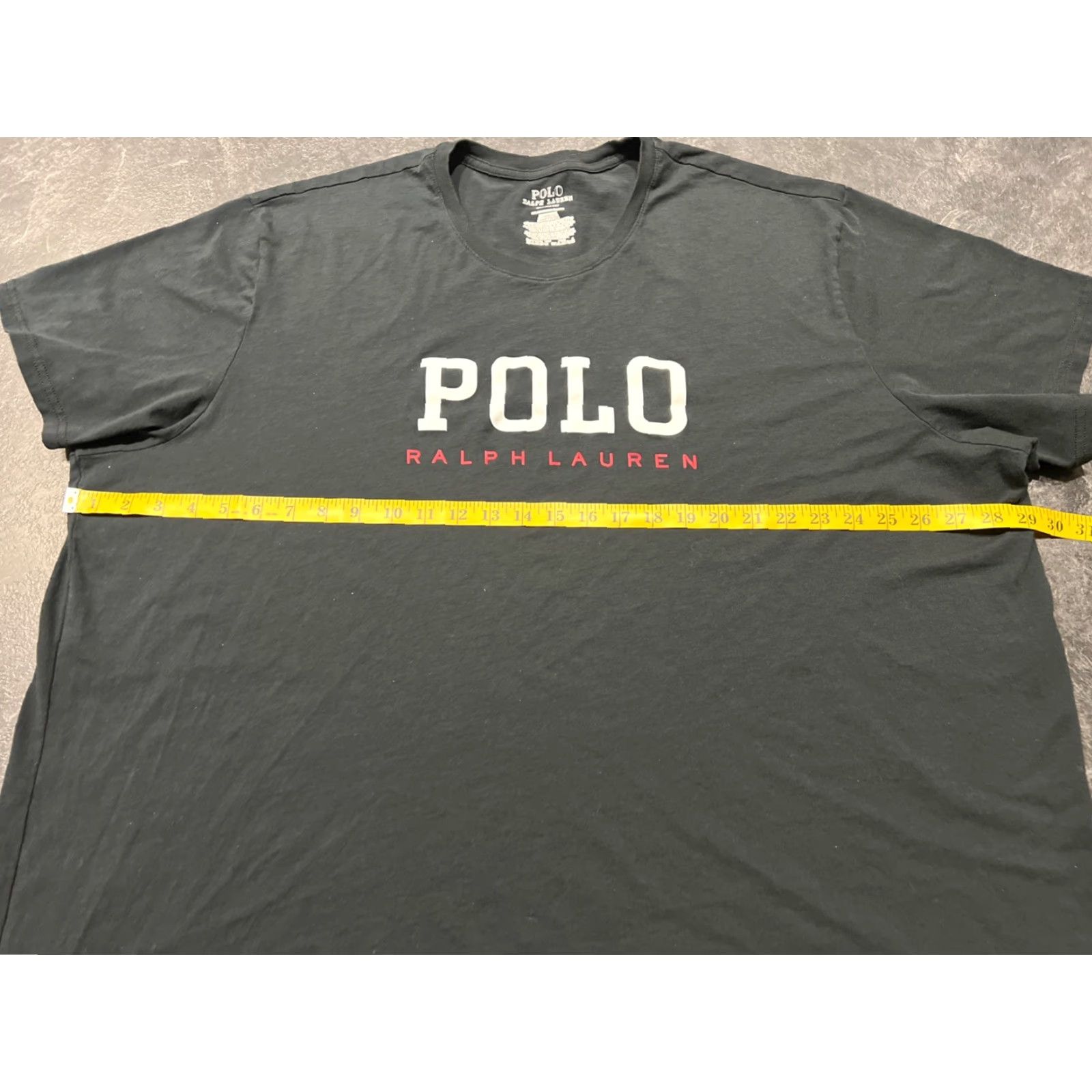 Polo Ralph Lauren VINTAGE Polo Ralph Lauren Shirt 4XL Mens Black Short Sleeve Classic Preppy Crew Neck Tee Size US XXL / EU 58 / 5 - 6 Thumbnail