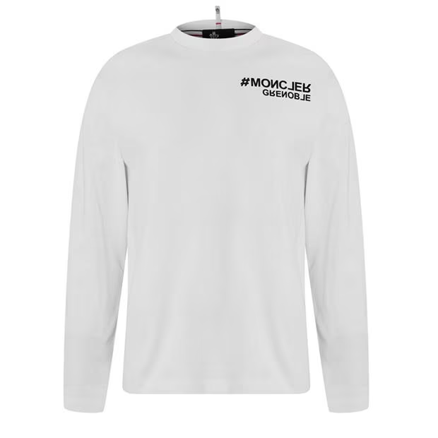 Moncler Long Sleeve Logo T-Shirt Size US S / EU 44-46 / 1 - 1 Thumbnail