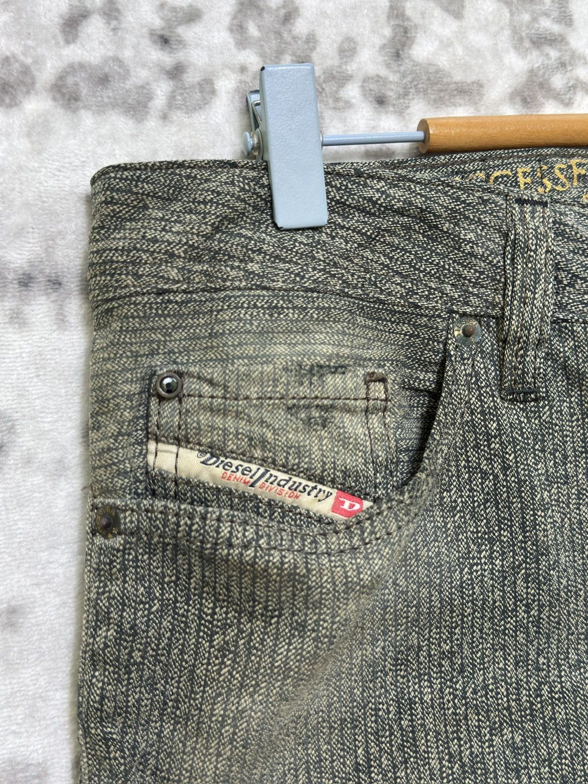 Diesel Diesel Safado Washed 0807M Regular Slim Straight Denim Jeans Size US 31 - 8 Thumbnail