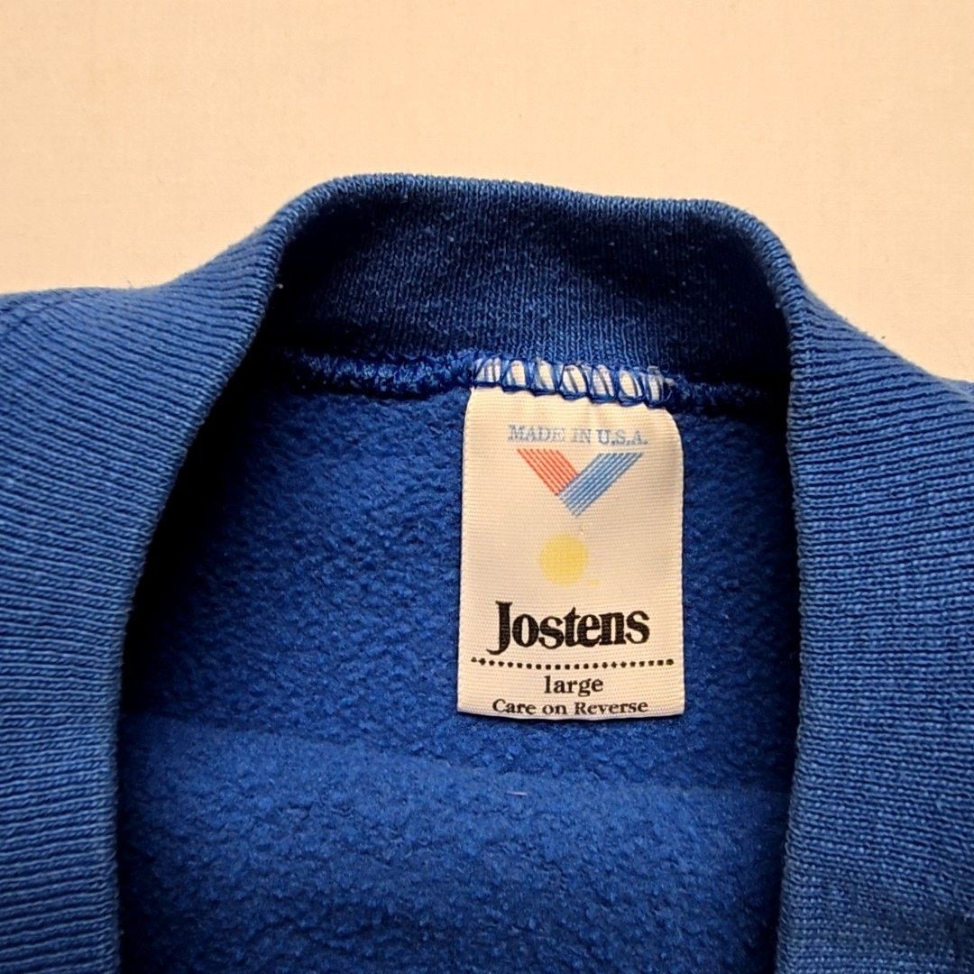 Vintage Vintage Jostens Wildflecken Germany Blue L Sweatshirt Size US L / EU 52-54 / 3 - 6 Thumbnail