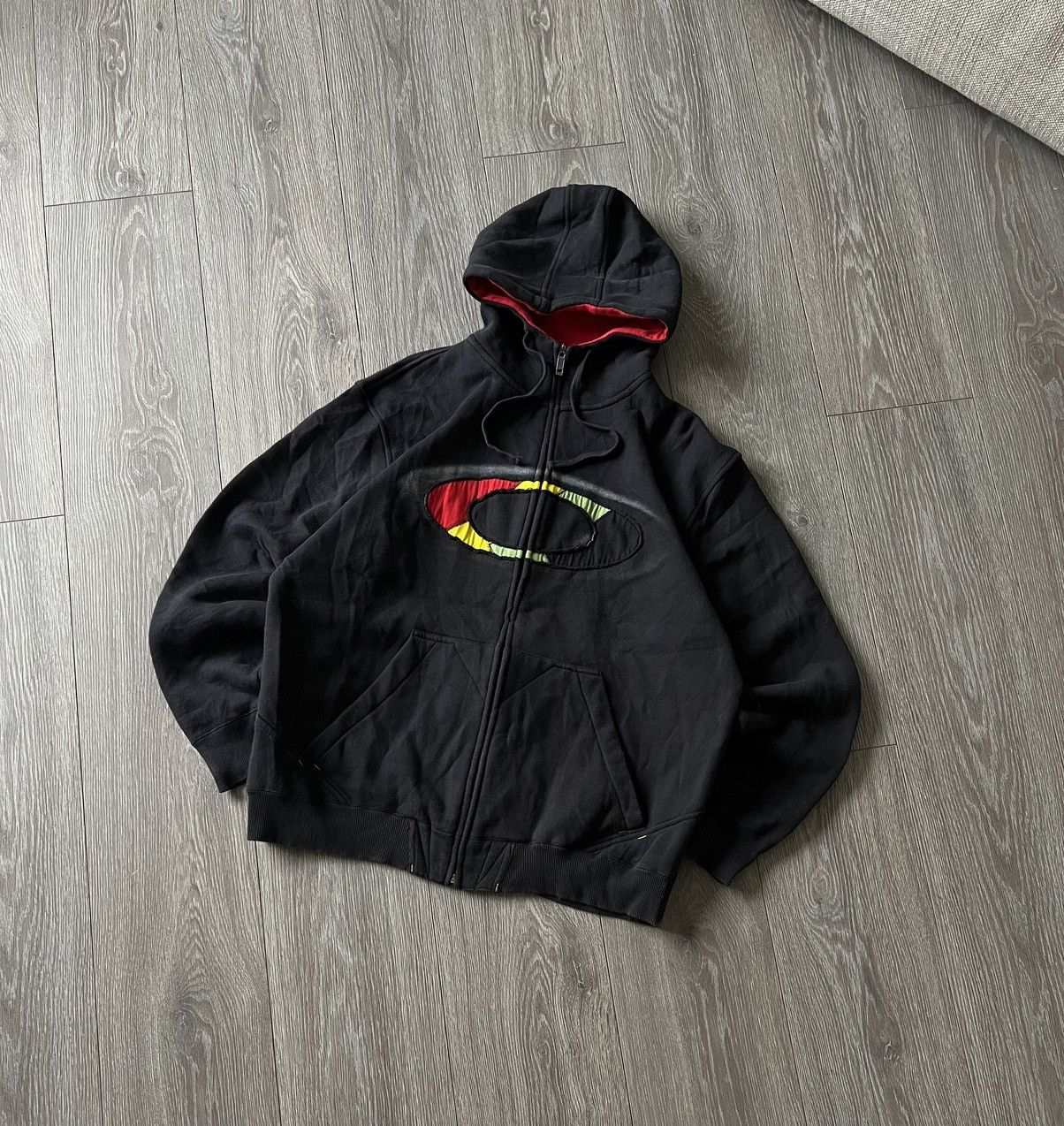Oakley × Vintage Vintage 💥 Oakley Zip Hoodie Size US L / EU 52-54 / 3 - 2 Thumbnail
