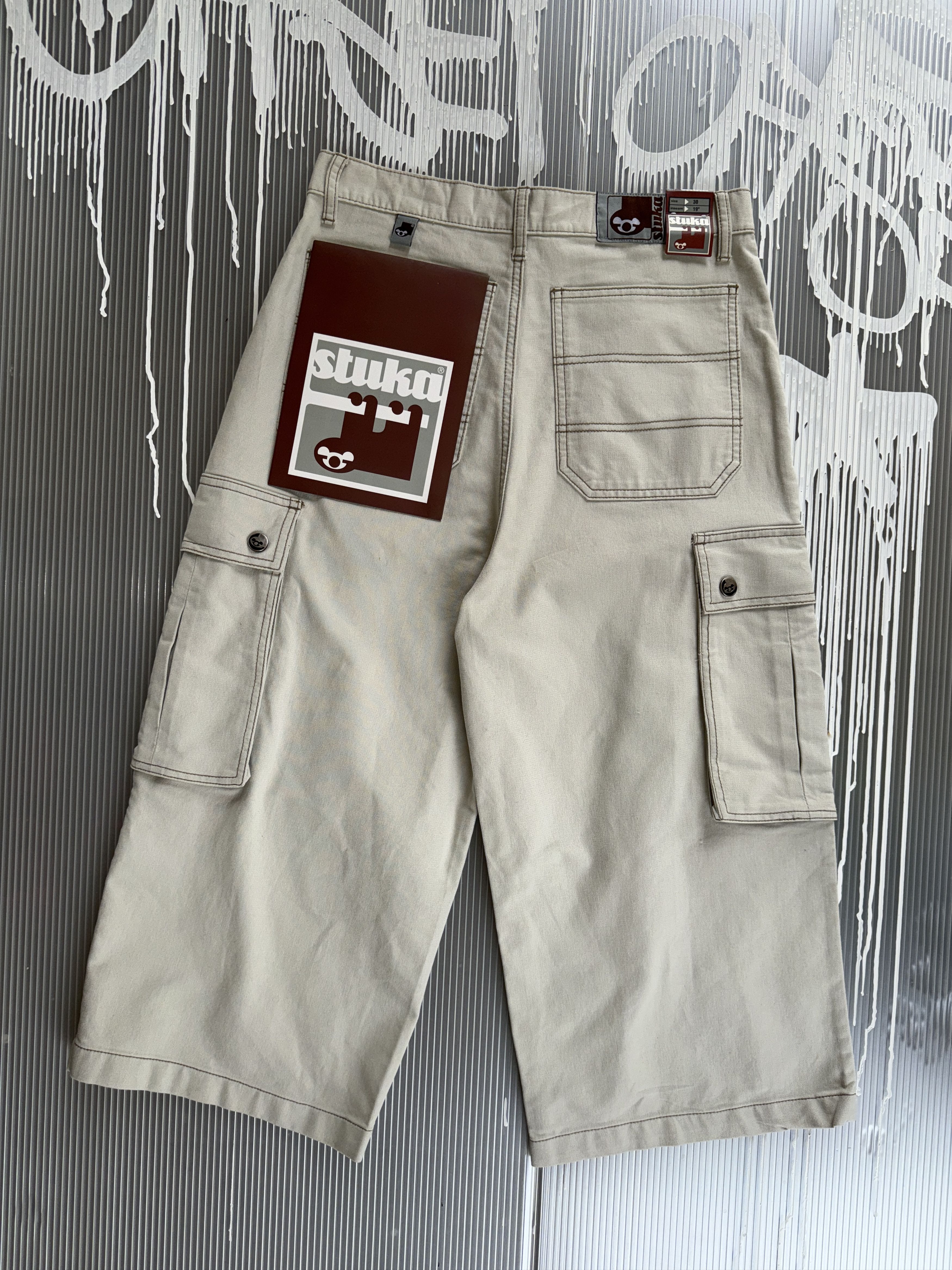 JNCO Stuka cream jorts - W30 Size US 30 / EU 46 - 1 Thumbnail