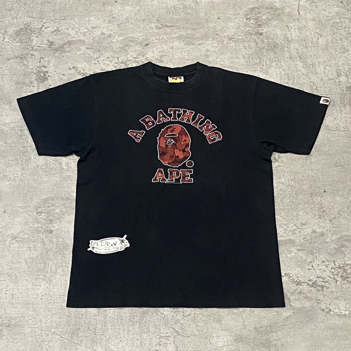 Bape Bape College Red Logo T Shirt Size US M / EU 48-50 / 2 - 1 Thumbnail