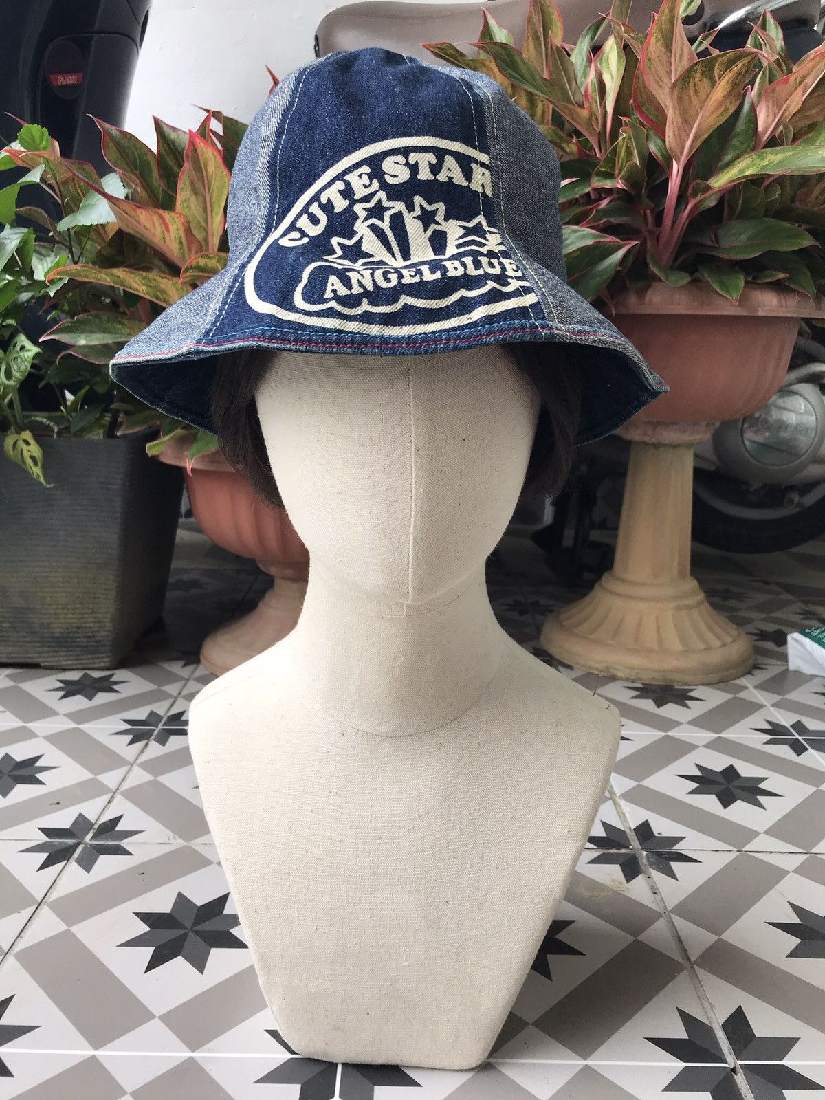 Angel Blue × Hysteric Glamour × Japanese Brand ANGEL BLUE PATCHWORKS CAP HAT BY HYSTERIC GLAMOUR 🇯🇵 Size ONE SIZE - 14 Thumbnail