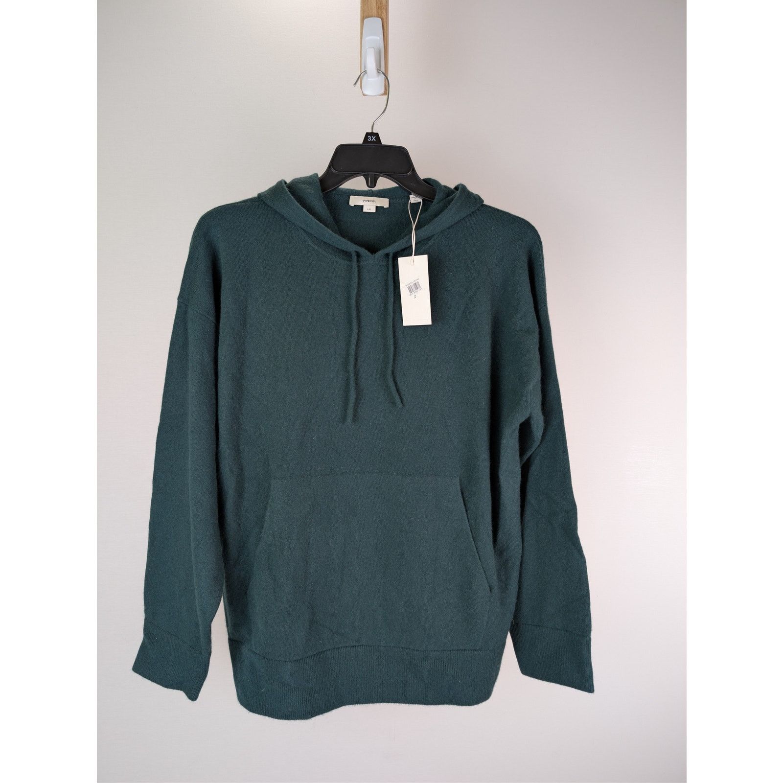 Vince o1rshd1 CC20 Wool-blend hoodie in Forest Green Size US L / EU 52-54 / 3 - 2 Thumbnail