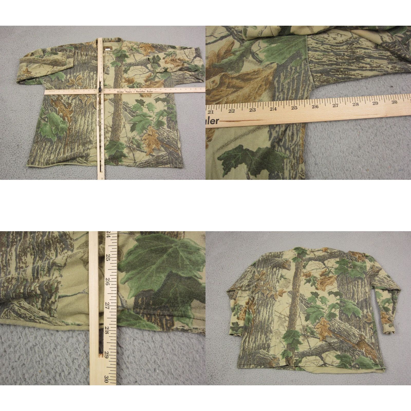 Realtree VINTAGE Realtree Shirt Adult 2XL XXL Green Brown Duxbax Henley Hunting T Mens 80s Classic Size US XXL / EU 58 / 5 - 8 Thumbnail