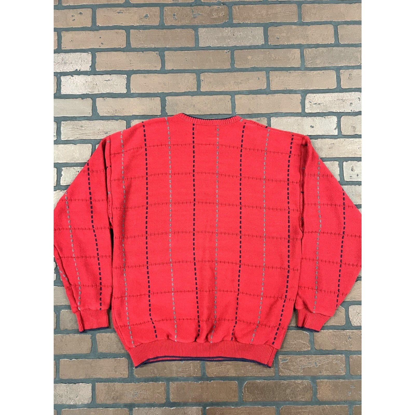 Vintage VINTAGE Shenandoah Sweater Striped Pullover Red / L Men Size US L / EU 52-54 / 3 - 4 Thumbnail
