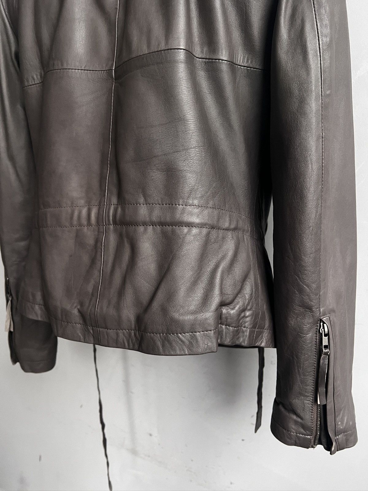 Other Biker avant garde leather asymmetrical leather jacket y2k Size US S / EU 44-46 / 1 - 9 Thumbnail