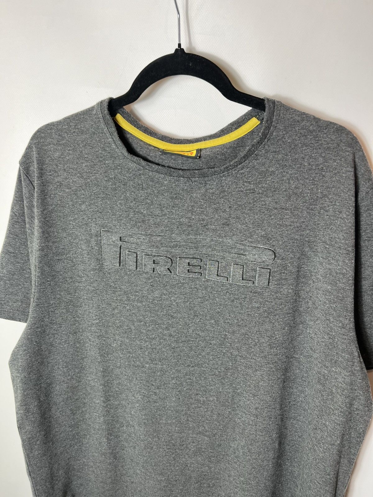 Pirelli Vintage streetwear racing Formula 1 Pirelli Grey T-shirt Size US L / EU 52-54 / 3 - 2 Thumbnail