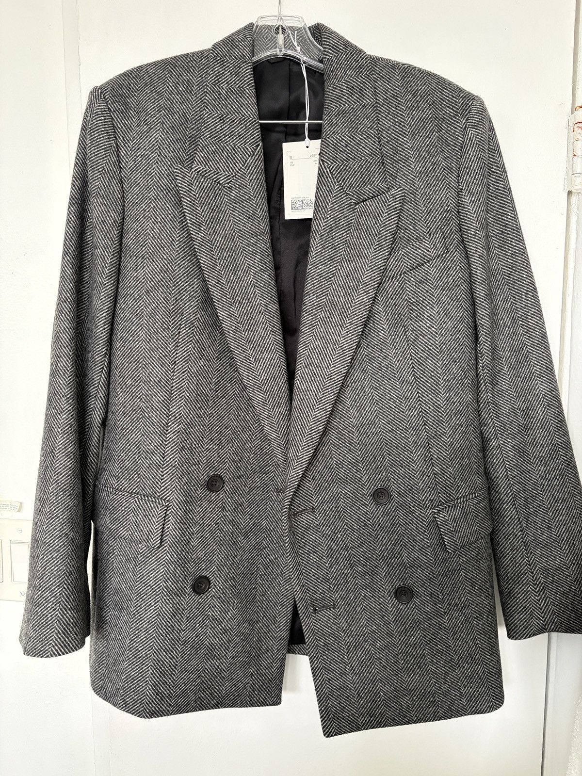 Cos COS Herringbone double breasted suit Size 34R - 1 Thumbnail
