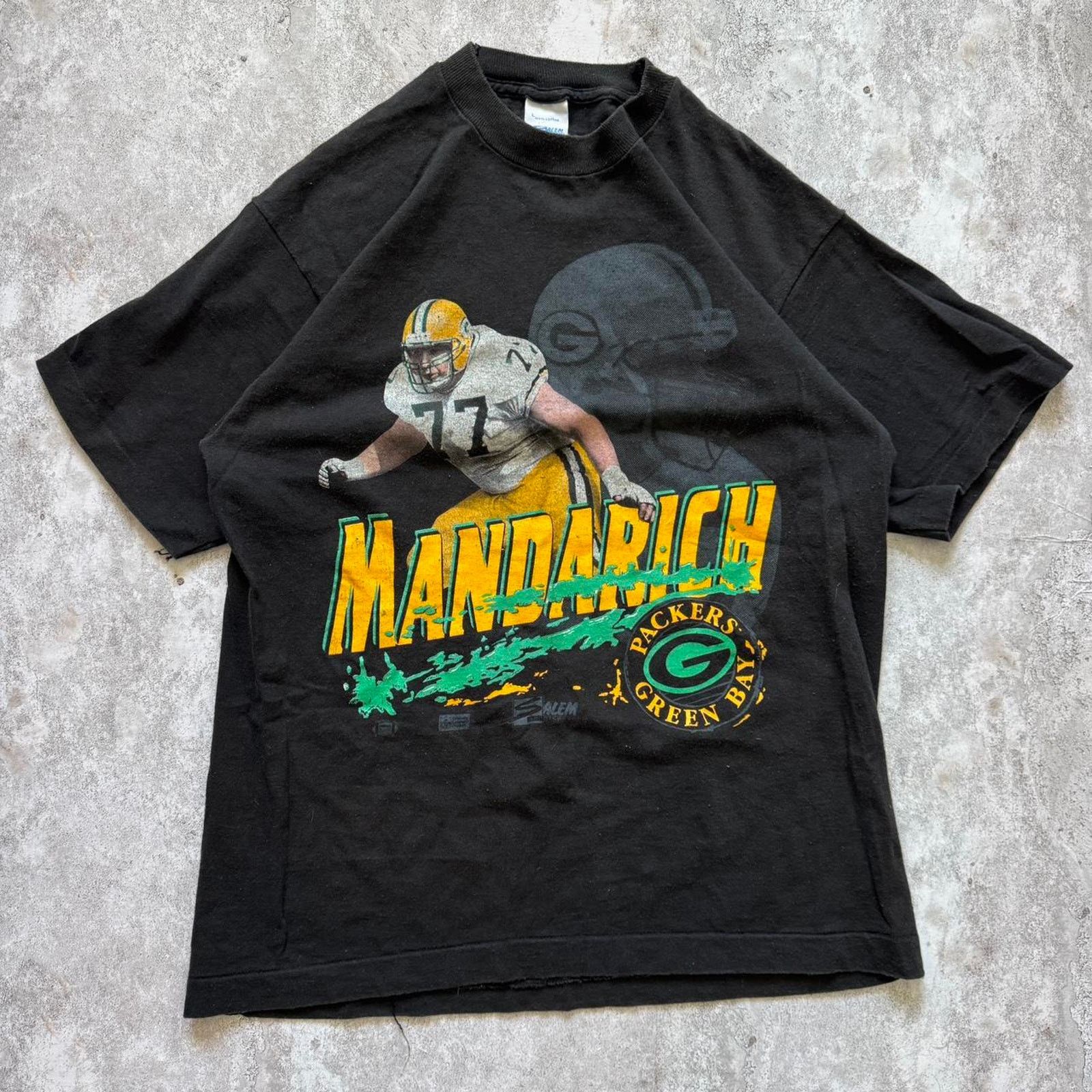 Salem Sportswear Vintage 80s Packers Tony Mandarich T Shirt Size Large Size US L / EU 52-54 / 3 - 1 Thumbnail
