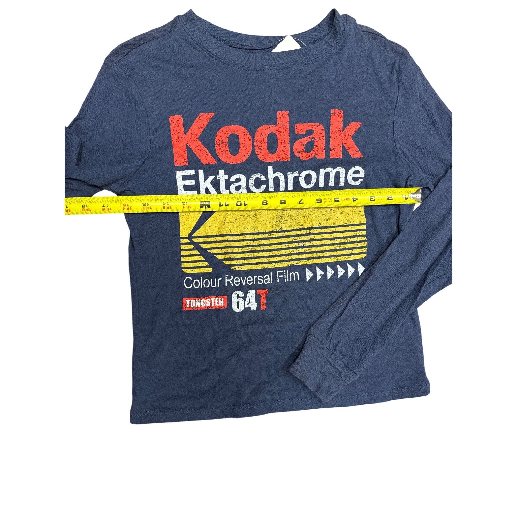 Kodak Kodak Ektachrome Graphic Long-Sleeve T-Shirt Navy Retro Prin Size S / US 4 / IT 40 - 3 Thumbnail