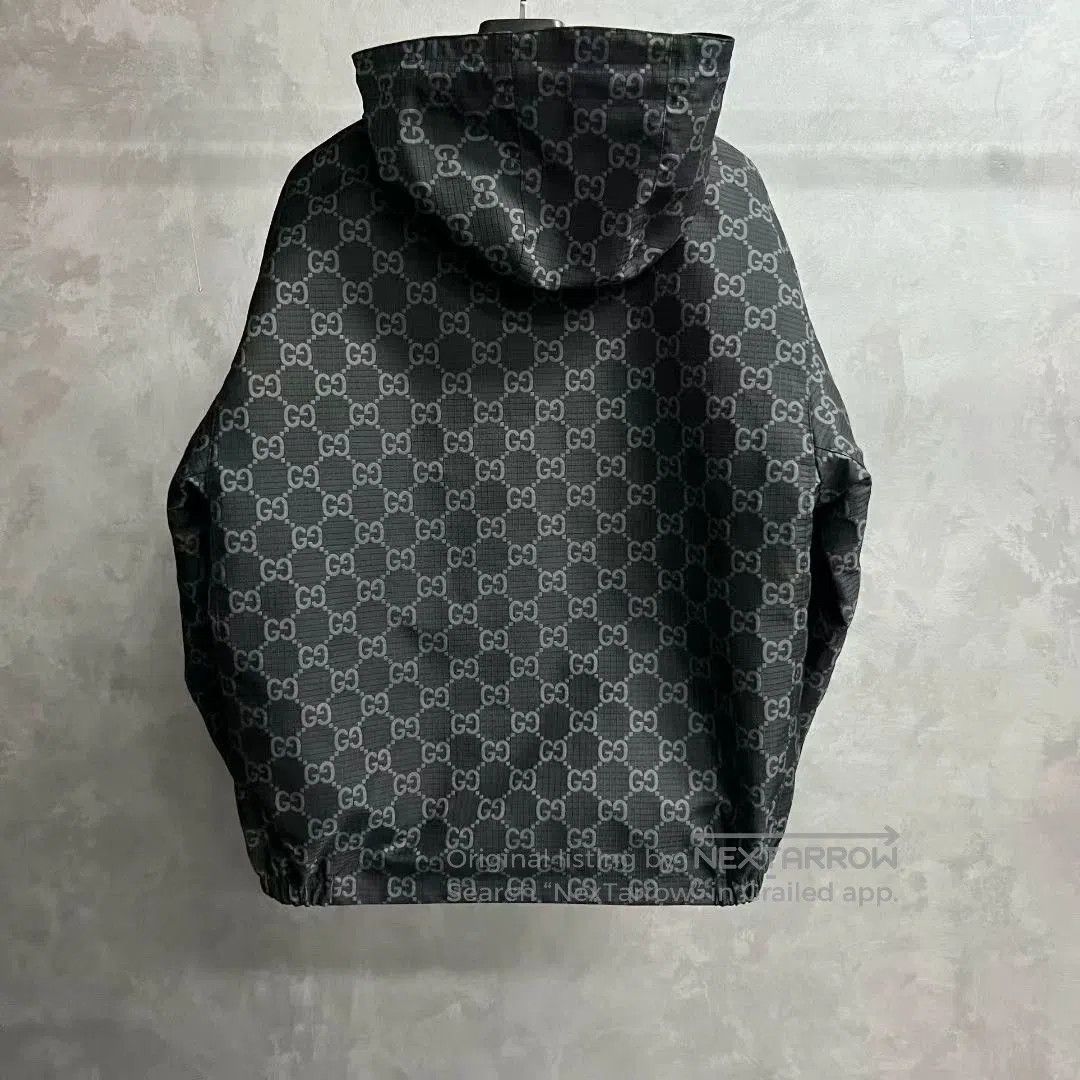 Gucci gucci black logo zip-up long sleeve jacket. Size US L / EU 52-54 / 3 - 2 Thumbnail