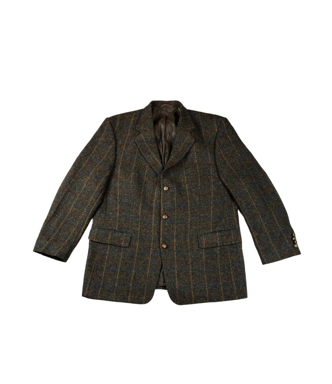 Harris Tweed × Vintage Vintage Harris Tweed Wool Blazer M-L Size 44R - 2 Thumbnail