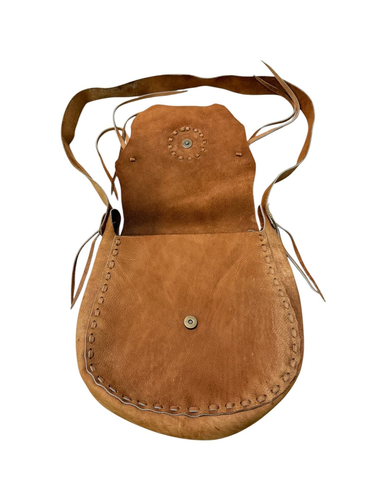 Vintage RARE CUSTOM LEATHER CROSSBODY BAG Size ONE SIZE - 4 Thumbnail