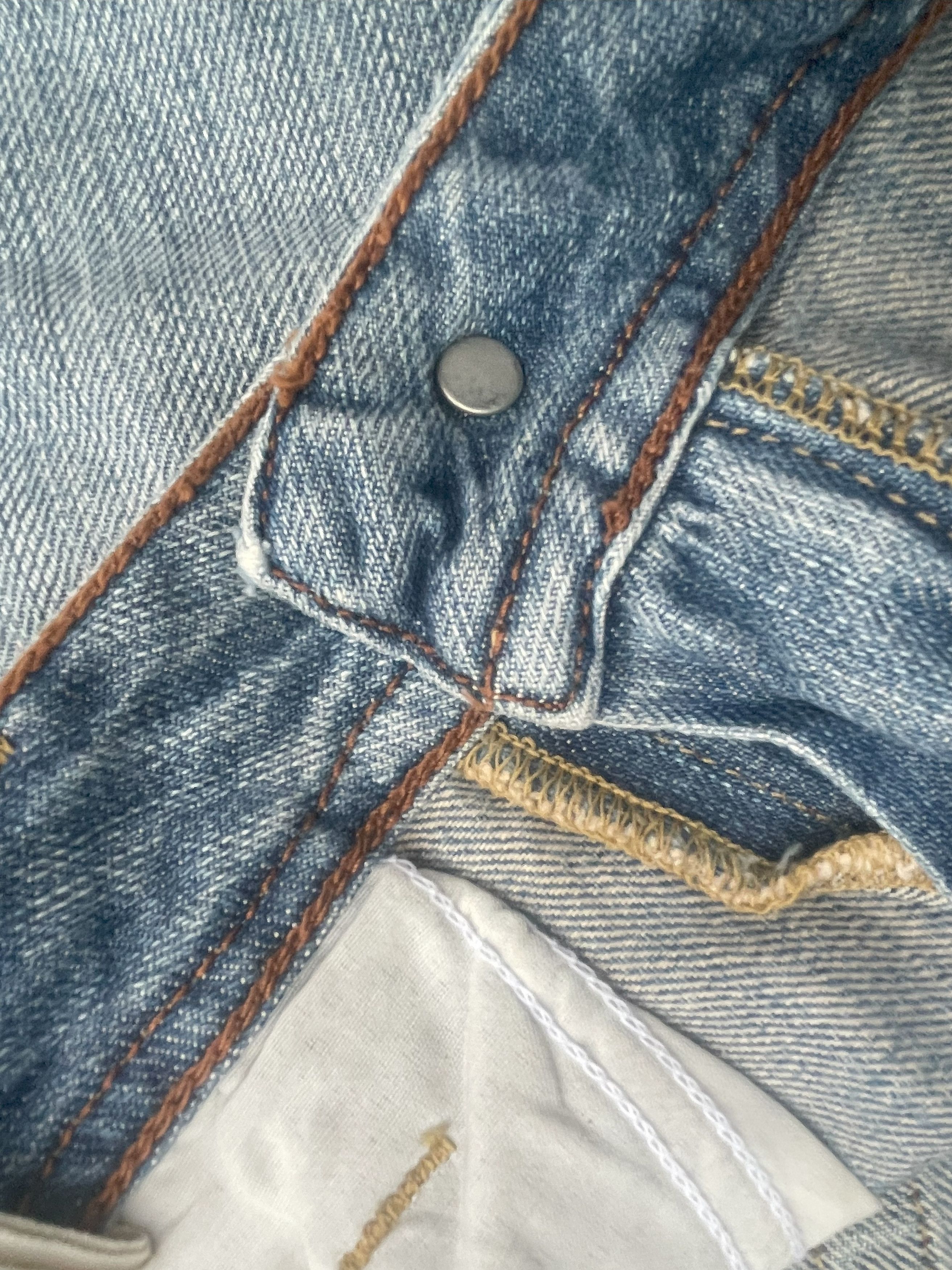 Japanese Brand Fap Flare Distresed Denim Size 32" / US 10 / IT 46 - 13 Thumbnail
