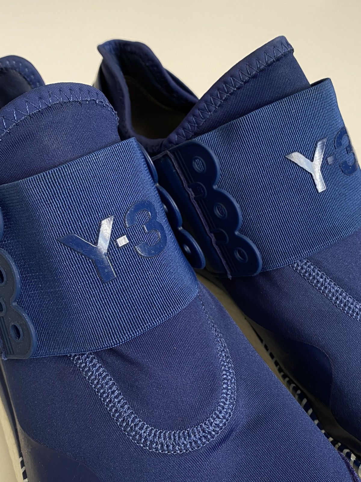 Y-3 Adidas Y-3 Yohji Yamamoto Blue Sneakers On Boost 10.5 / 44.5 Size US 10.5 / EU 43-44 - 2 Thumbnail