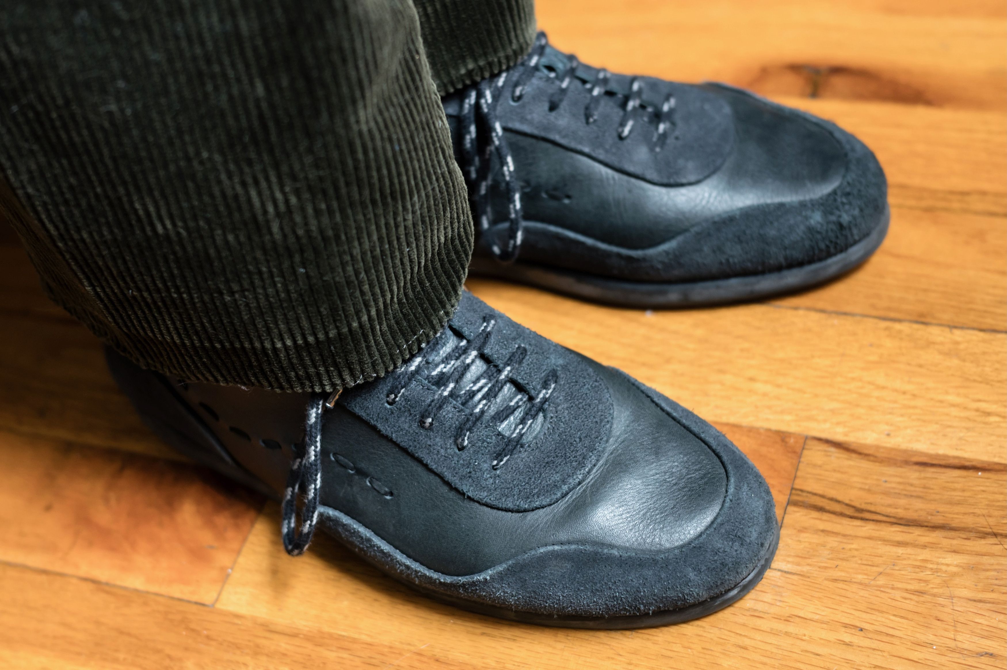 Stoffa Stoffa Special Edition Leather and Suede Trainer - Size 9.5 Size US 9.5 / EU 42-43 - 5 Thumbnail