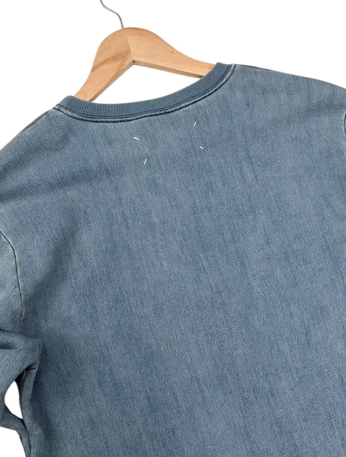 Maison Margiela Maison Margiela Washed Denim Elbow Patch Sweatshirt Size US M / EU 48-50 / 2 - 4 Thumbnail
