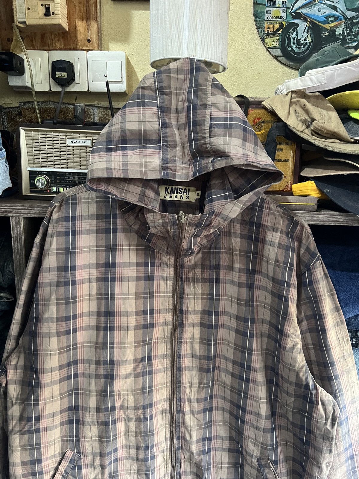 Kansai Yamamoto 🔥Kansai Yamamoto Zipper Jacket Hoodie Size US XL / EU 56 / 4 - 4 Thumbnail