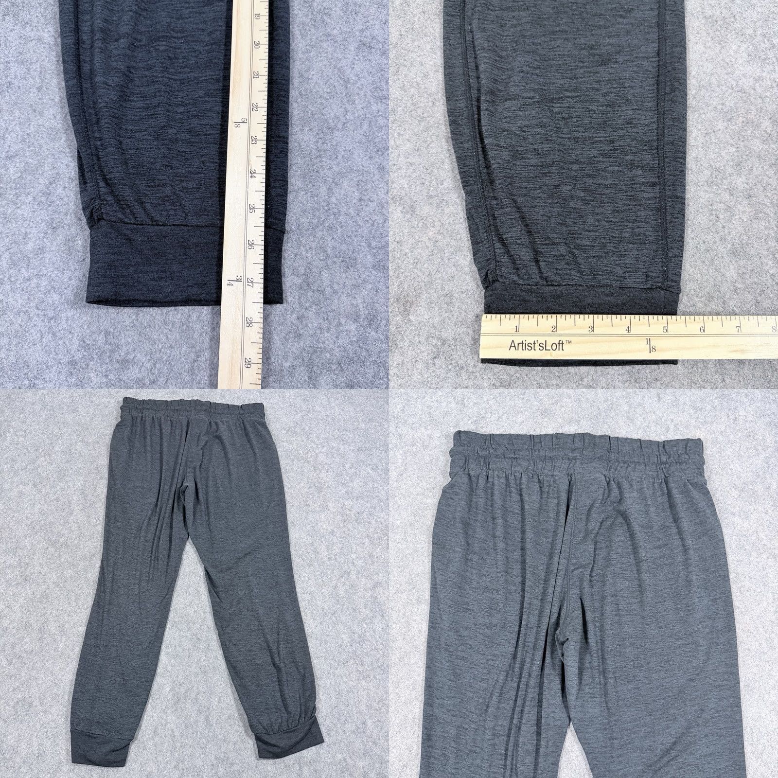 Alife Active Life Casual Jogger Pants XL Dark Gray Women’s Regular 32x27.5 Pockets 90s Gothic College City USA Modern Outdoor Style Jeanswear Trousers Size 40" / US 18 - 10 Thumbnail