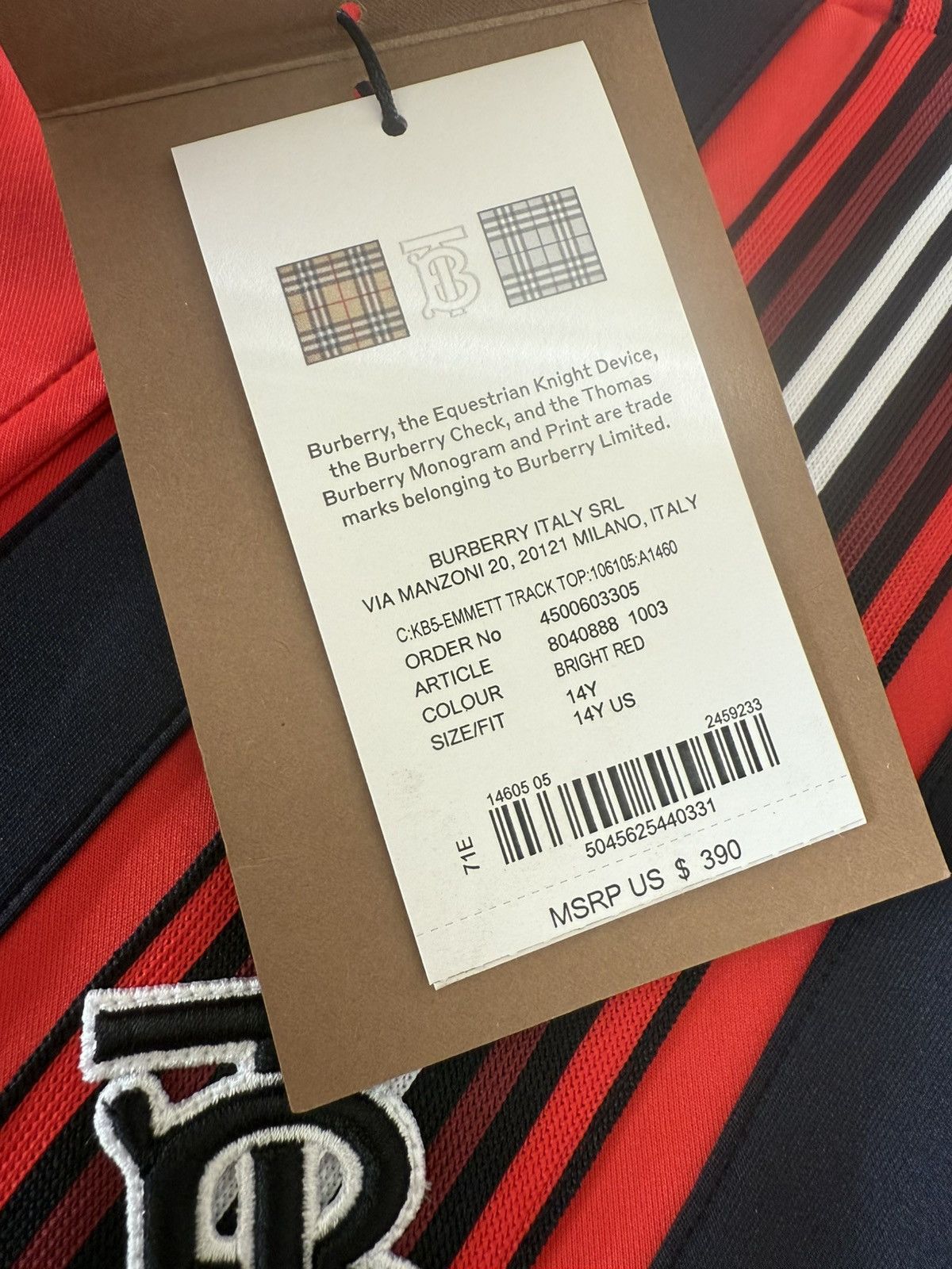 Burberry Burberry Track Jacket Size US XS / EU 42 / 0 - 8 Thumbnail