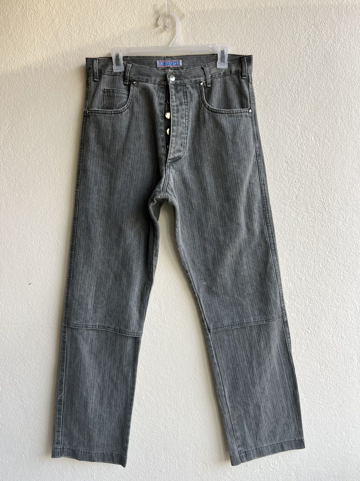 GOODENOUGH Vintage Goodenough UK X Gimme Five Striped Pant Size US 32 / EU 48 - 2 Thumbnail