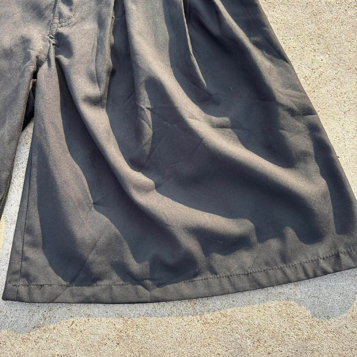 Japanese Brand ARW Double Waist Pleated Wide Leg Culotte Shorts Size US 28 / EU 44 - 10 Thumbnail