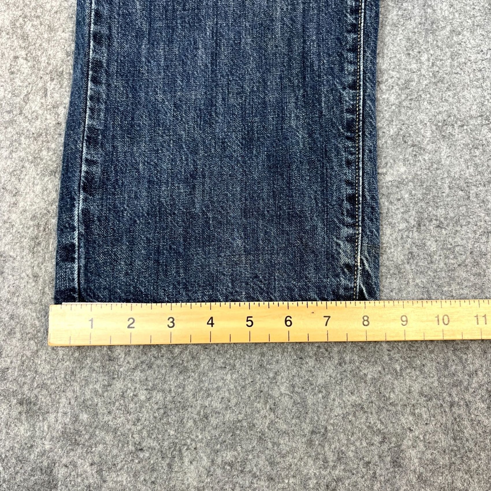 Hugo Boss HUGO BOSS Arkansas Jeans Regular Straight 32 30 Dark Blue Cotton Button Fly 5-Pocket Mens Vintage No Blue Jeans Size US 32 / EU 48 - 3 Thumbnail