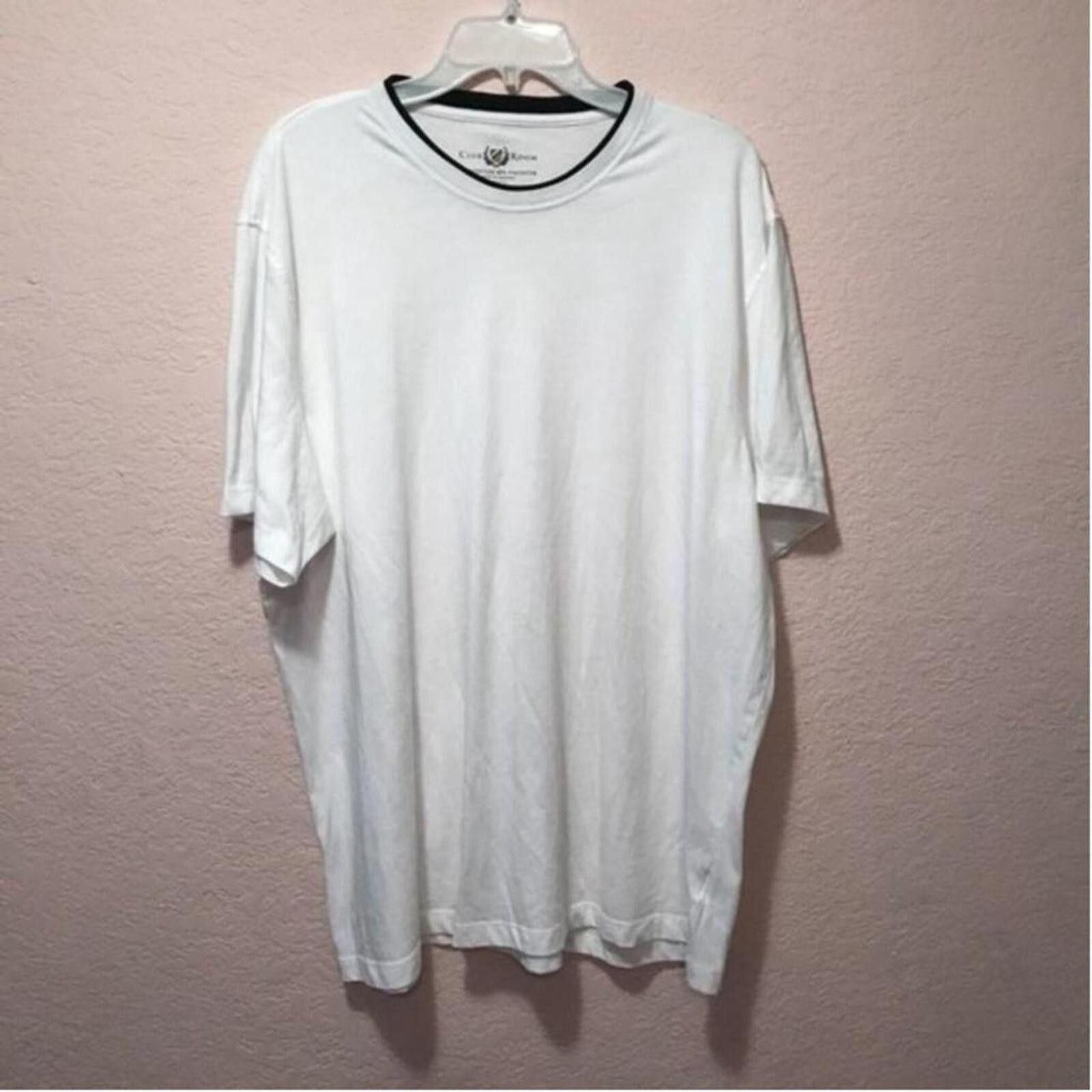 Club Room Club Room Men's White Cotton Polyester T-Shirt XXL Size US XXL / EU 58 / 5 - 2 Thumbnail