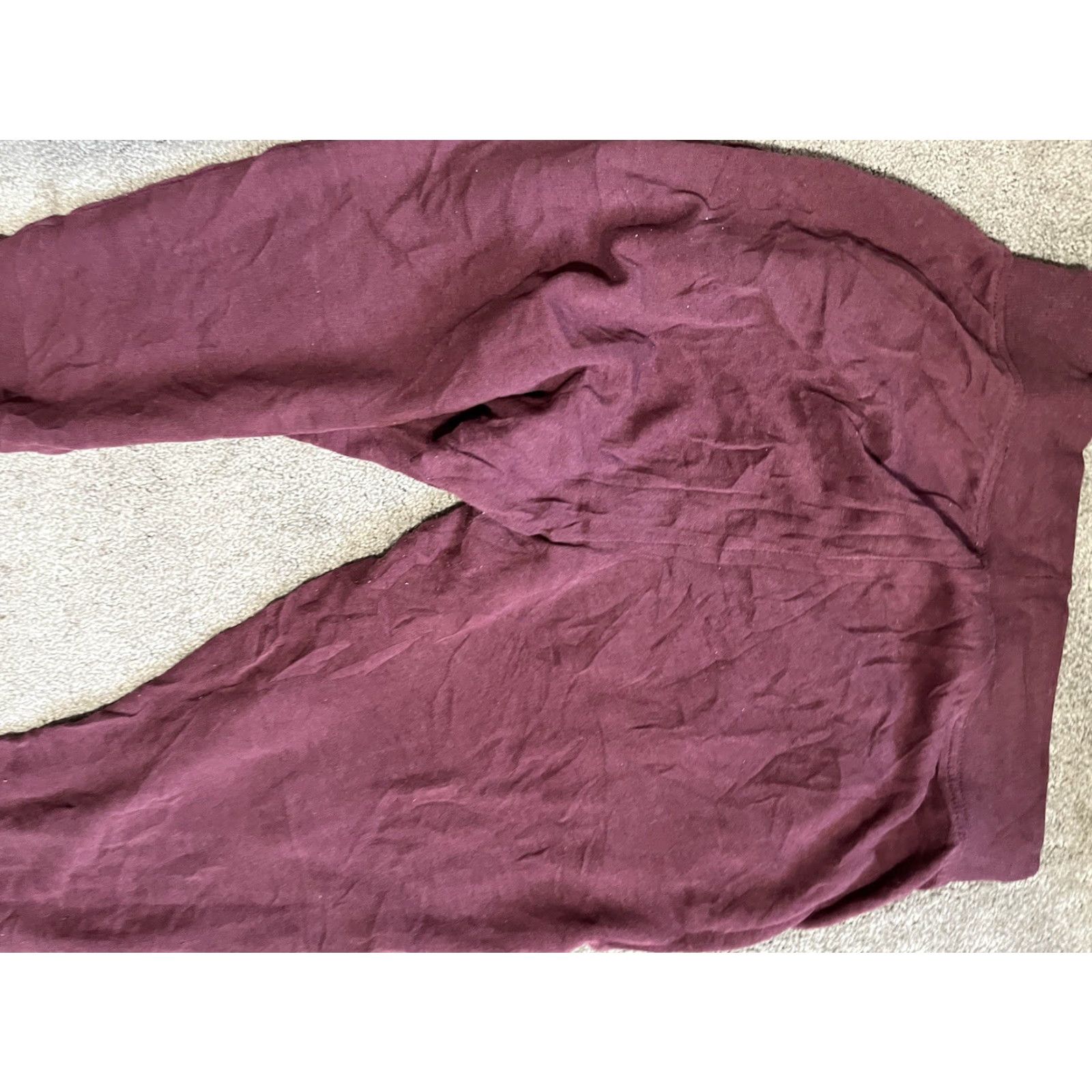 Calvin Klein Calvin Klein Sweatpants; Medium Lounge Maroon Logo Women CK Logo Sleepwear Pants Size 32" / US 10 / IT 46 - 4 Thumbnail
