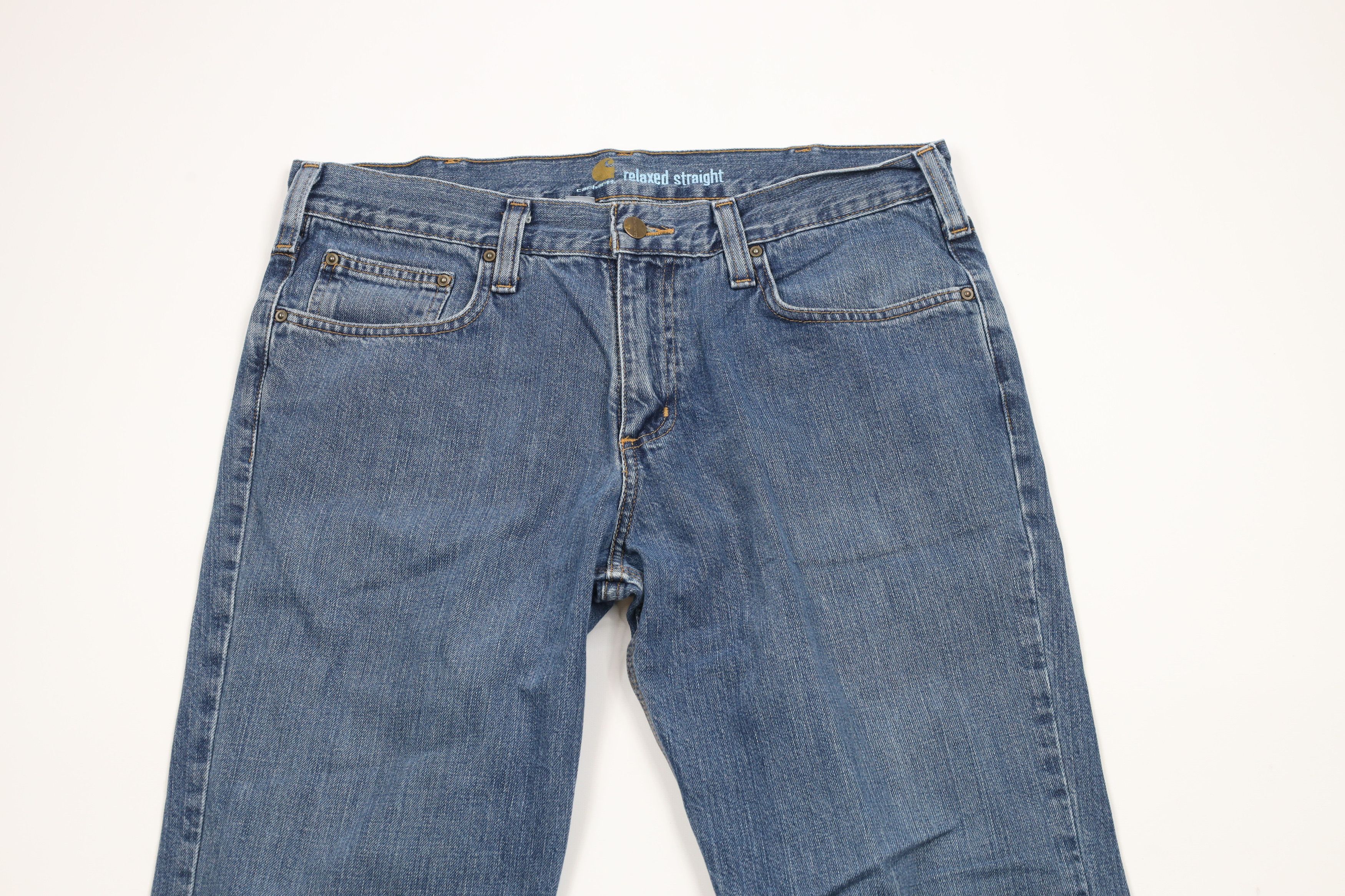 Carhartt × Vintage Vintage Y2K Carhartt Relaxed Fit Straight Leg Denim Jeans Size US 34 / EU 50 - 2 Thumbnail