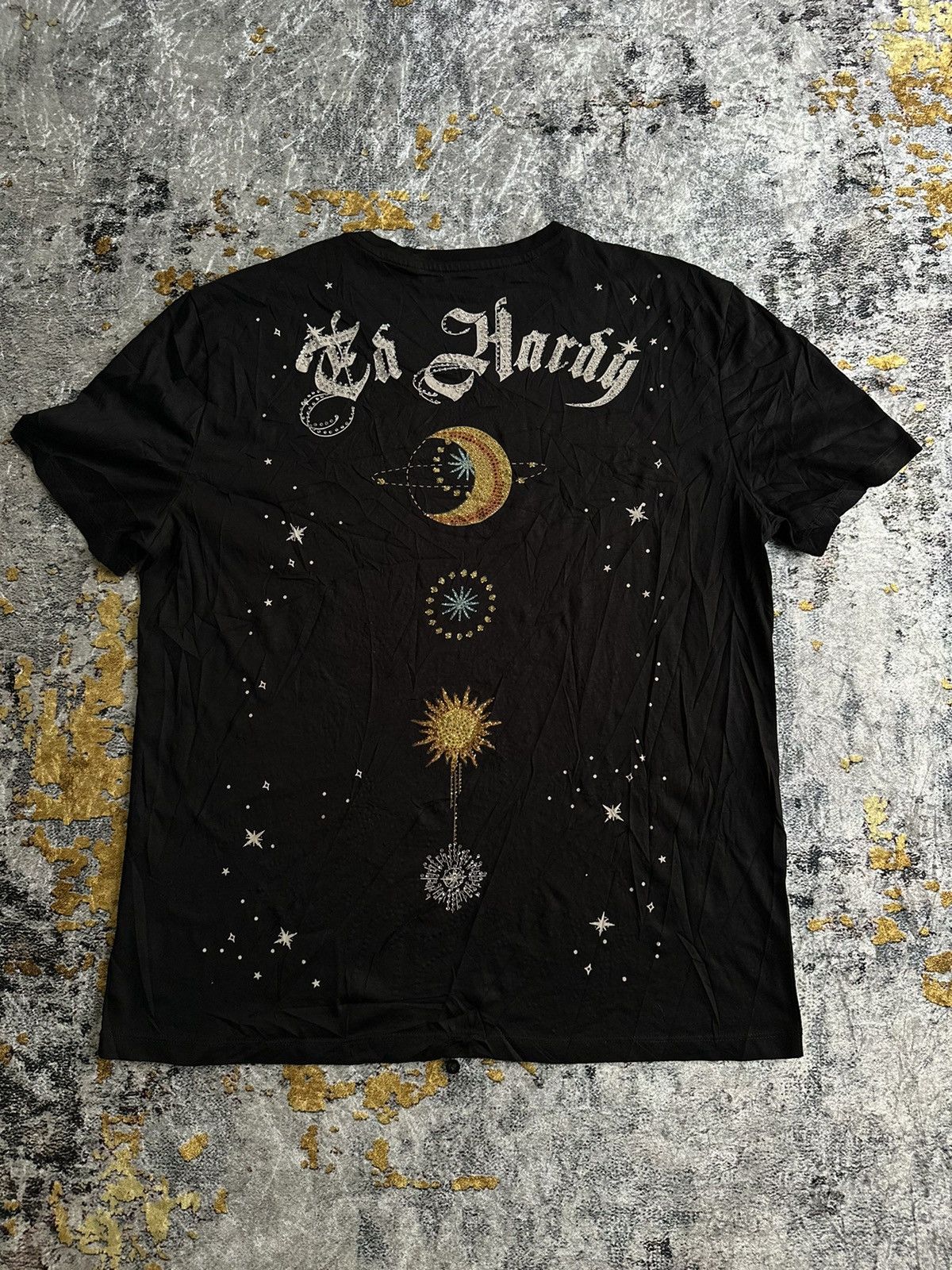 Japanese Brand ED HARDY MYTHOLOGIE CRAZY GLITTER LGB STYLE Size US L / EU 52-54 / 3 - 3 Thumbnail