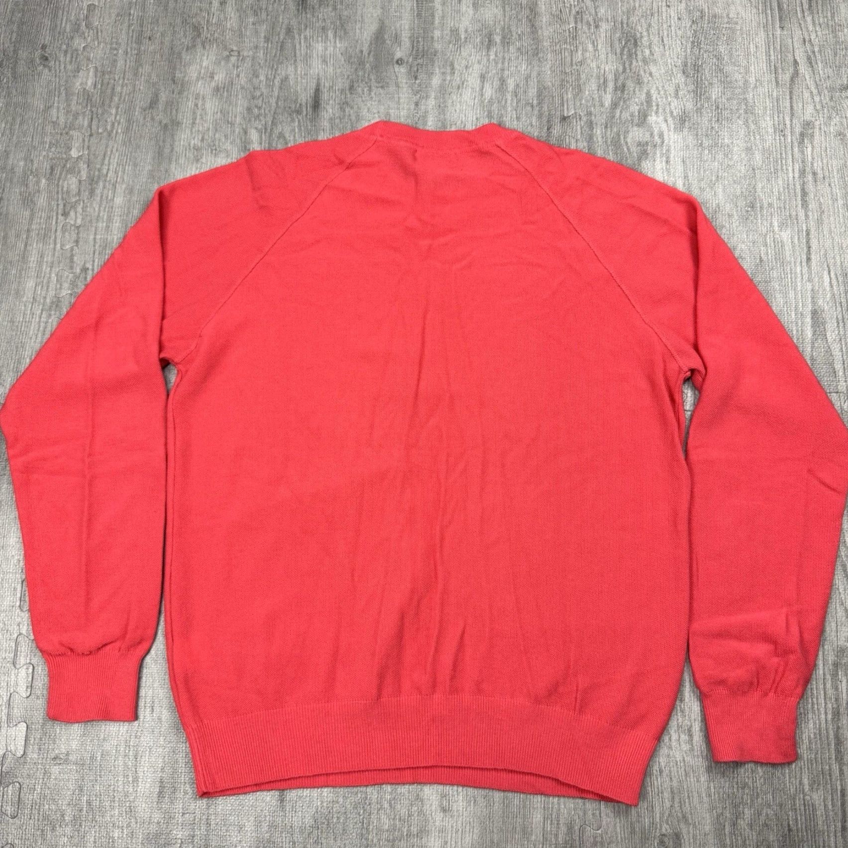 Paul Stuart VINTAGE PAUL STUART 90s CORAL PINK WOOL CREWNECK PULLOVER SWEATER LUXURIOUS MENS L Size US L / EU 52-54 / 3 - 6 Thumbnail