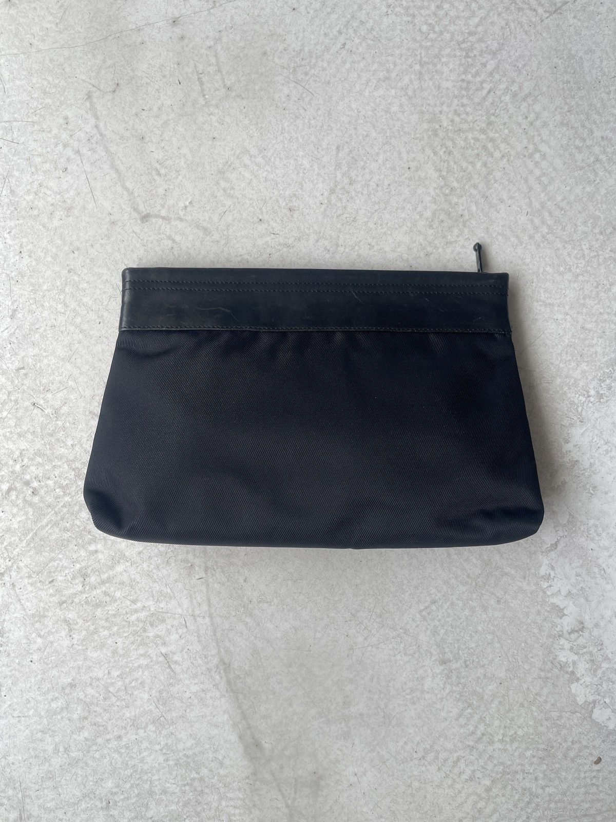 Issey Miyake Issey Miyake Leather Panel Zip Pouch Size ONE SIZE - 3 Thumbnail