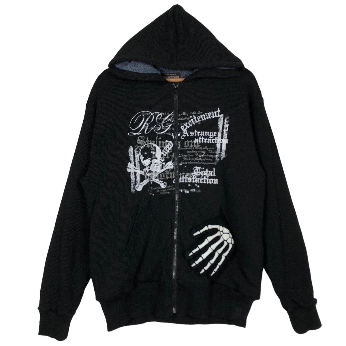 Hysteric Glamour 🔥Rare Punk Design Big Logo Hoodie Beaumont Carr Japan Size US L / EU 52-54 / 3 - 2 Thumbnail