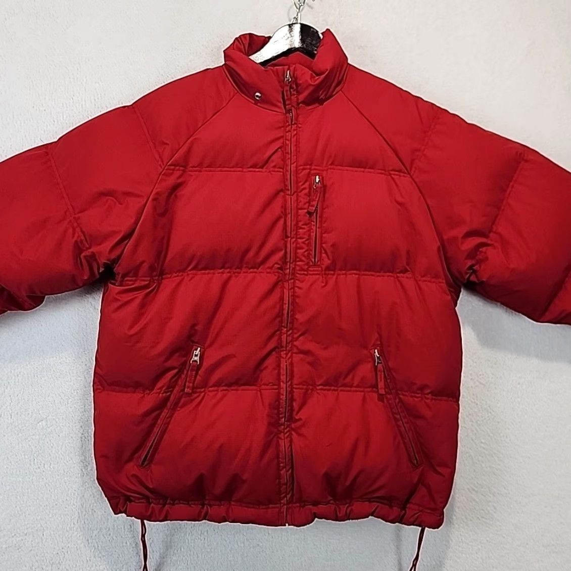 Old Navy Old Navy Puffer Jacket Men's M Red Quilted Down Full Zip Gorpcore Size US M / EU 48-50 / 2 - 4 Thumbnail