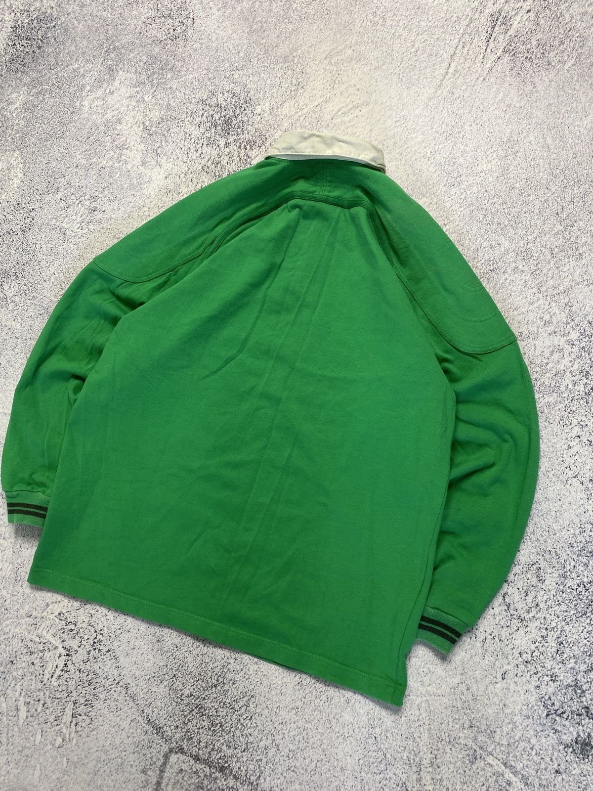 Nike × Vintage Vintage 1999 Nike Ireland Long Sleeve Rugby Shirt Size US L / EU 52-54 / 3 - 18 Thumbnail