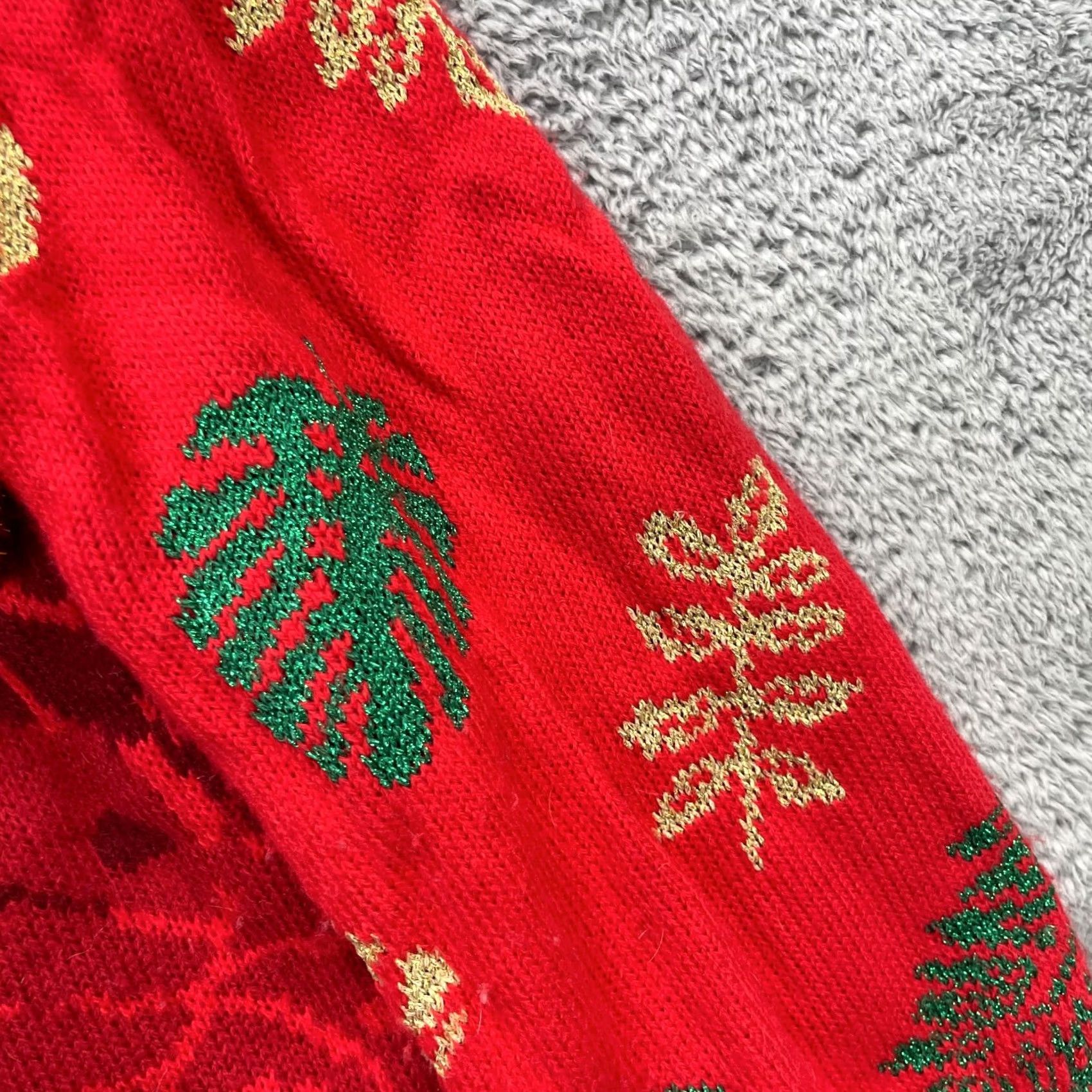 Vintage 33 Degrees Sweater Womens Small Red Flamingo Bells Tinsel Sequins Ugly Christmas Size S / US 4 / IT 40 - 6 Thumbnail