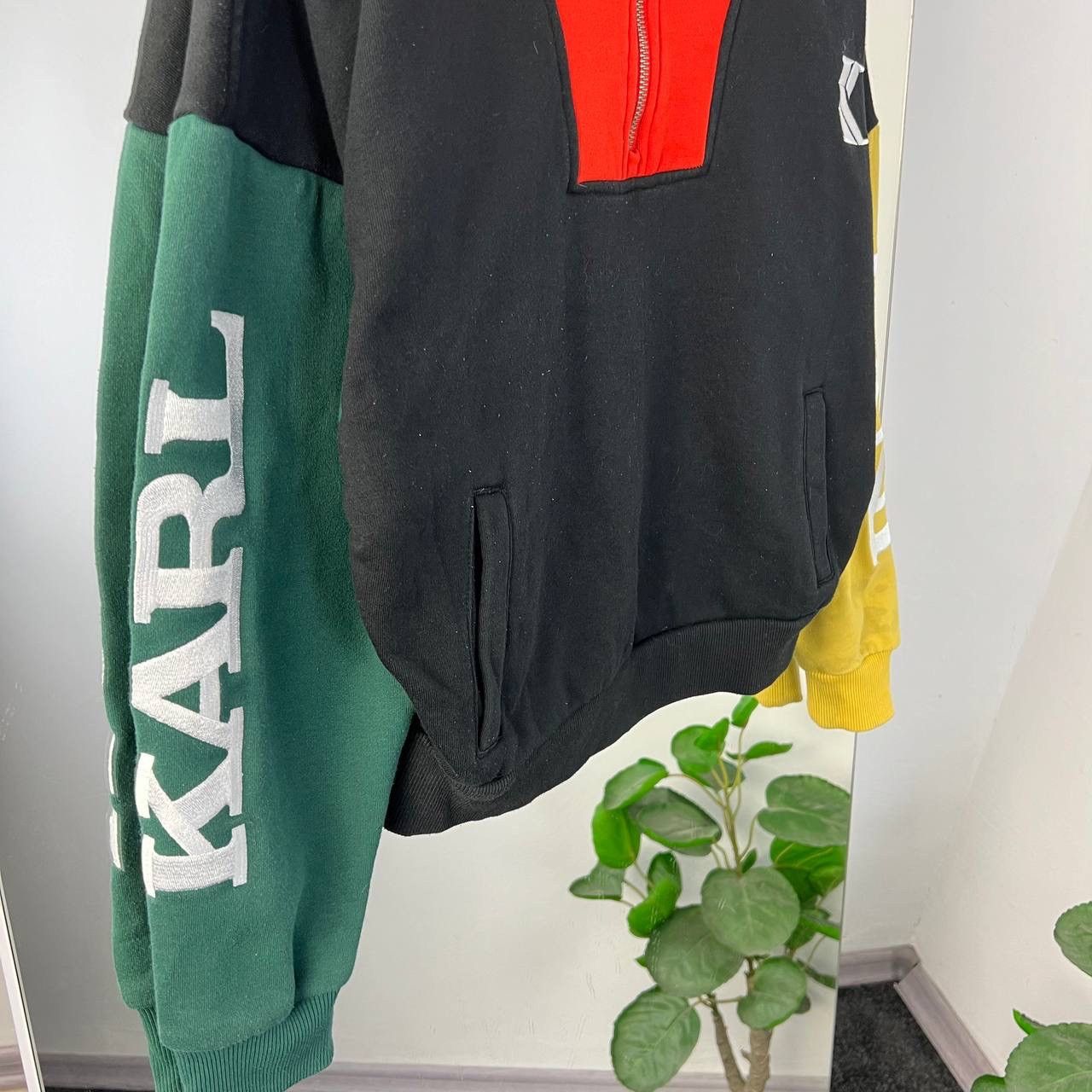Karl Kani Vintage Y2K Karl Kani Big Logo 1/4 Zip Up Sweatshirt Size XS / US 0-2 / IT 36-38 - 3 Thumbnail