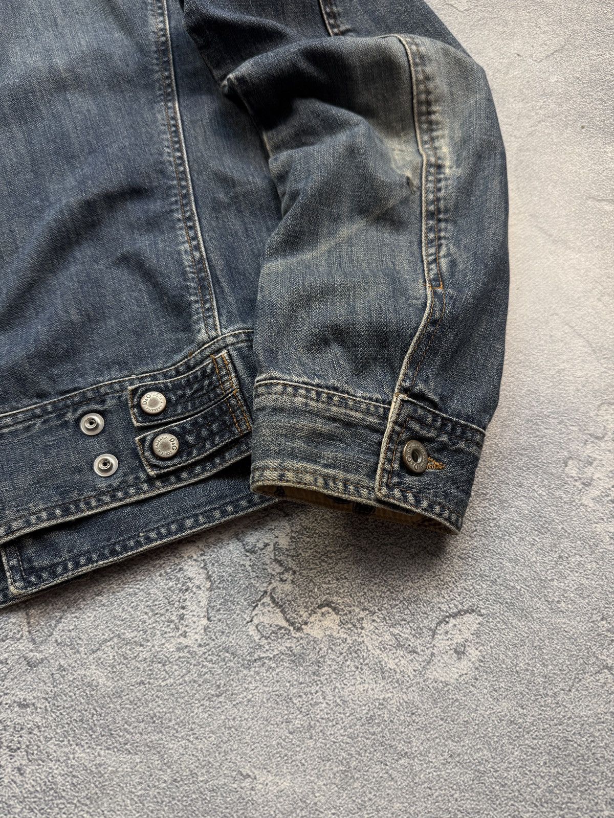 Dolce & Gabbana Vintage Dolce Gabbana Denim Jacket Destrised 90s Y2K Size US L / EU 52-54 / 3 - 11 Thumbnail