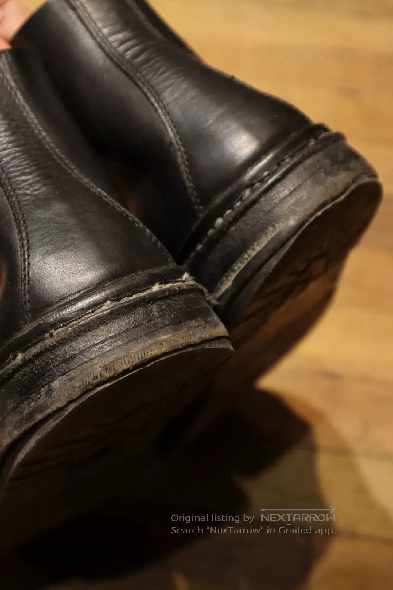 Ann Demeulemeester Ann Demeulemeester Black Leather Boots. Size US 10 / EU 43 - 9 Thumbnail