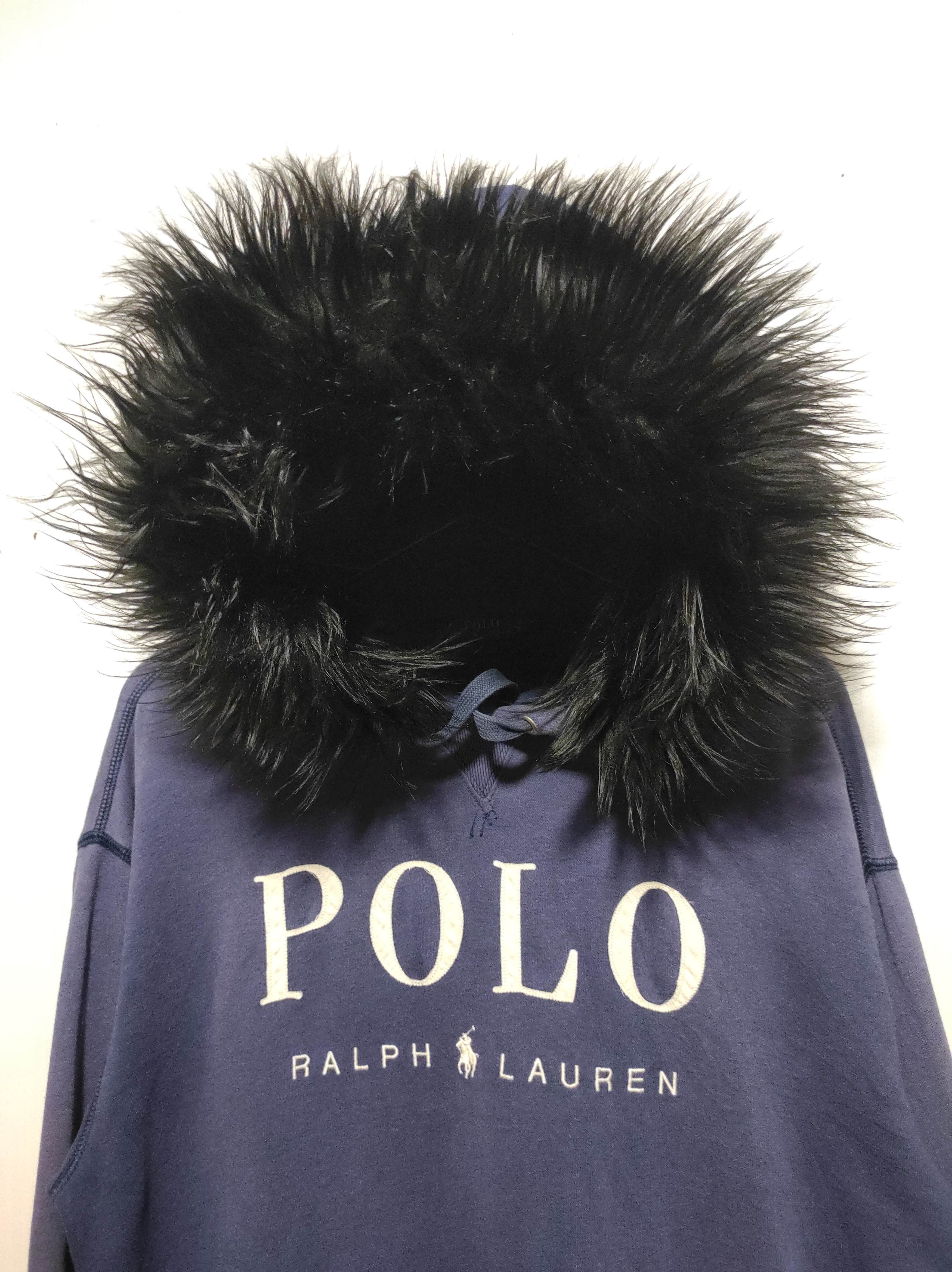 If Six Was Nine Polo Ralph Lauren navy faded Fur Hoodie Lgb Style Size US M / EU 48-50 / 2 - 3 Thumbnail