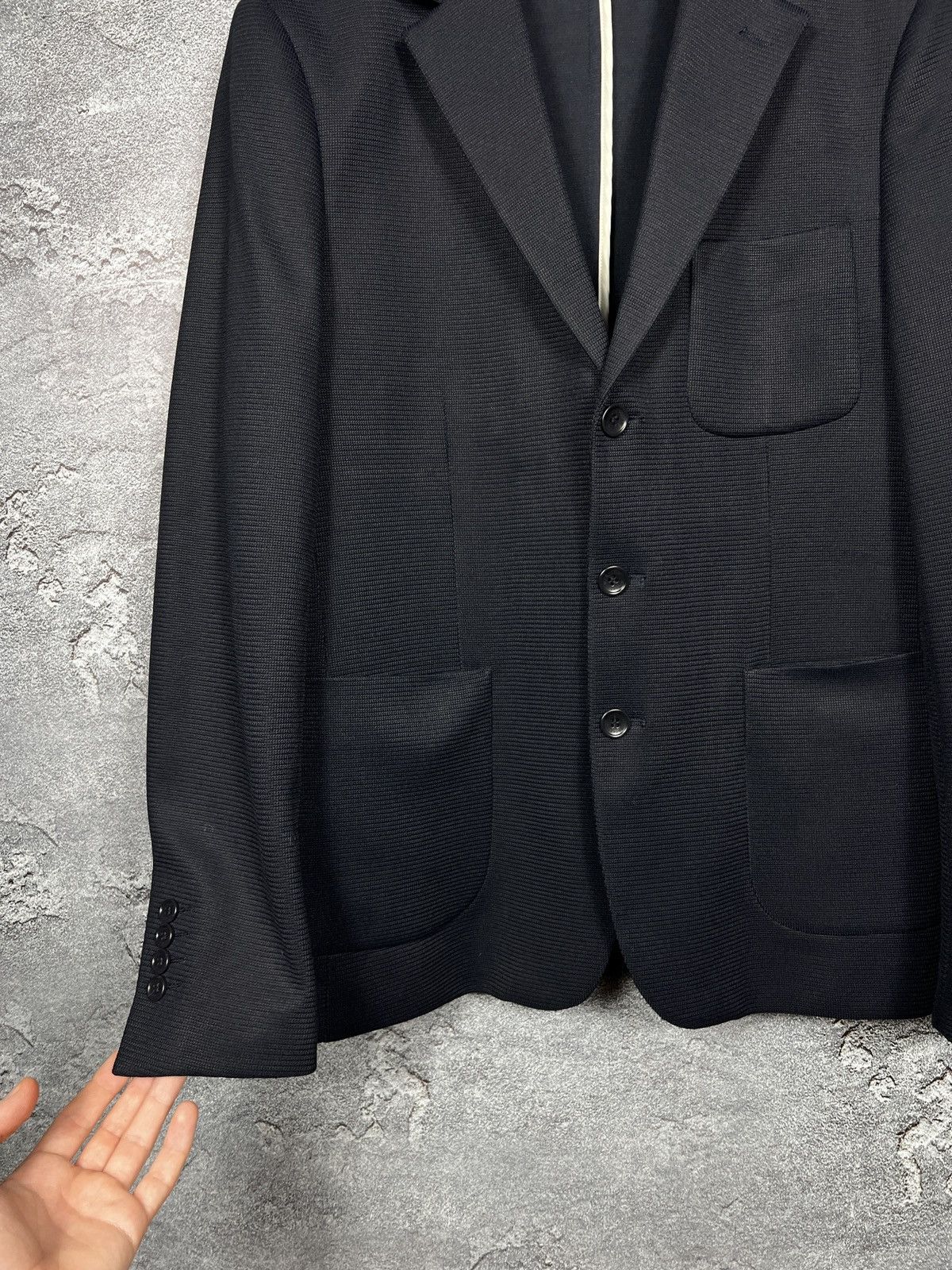 Other Luxury Moncrief London Dark Blue Classic Blazer Size 42 Size 42R - 6 Thumbnail
