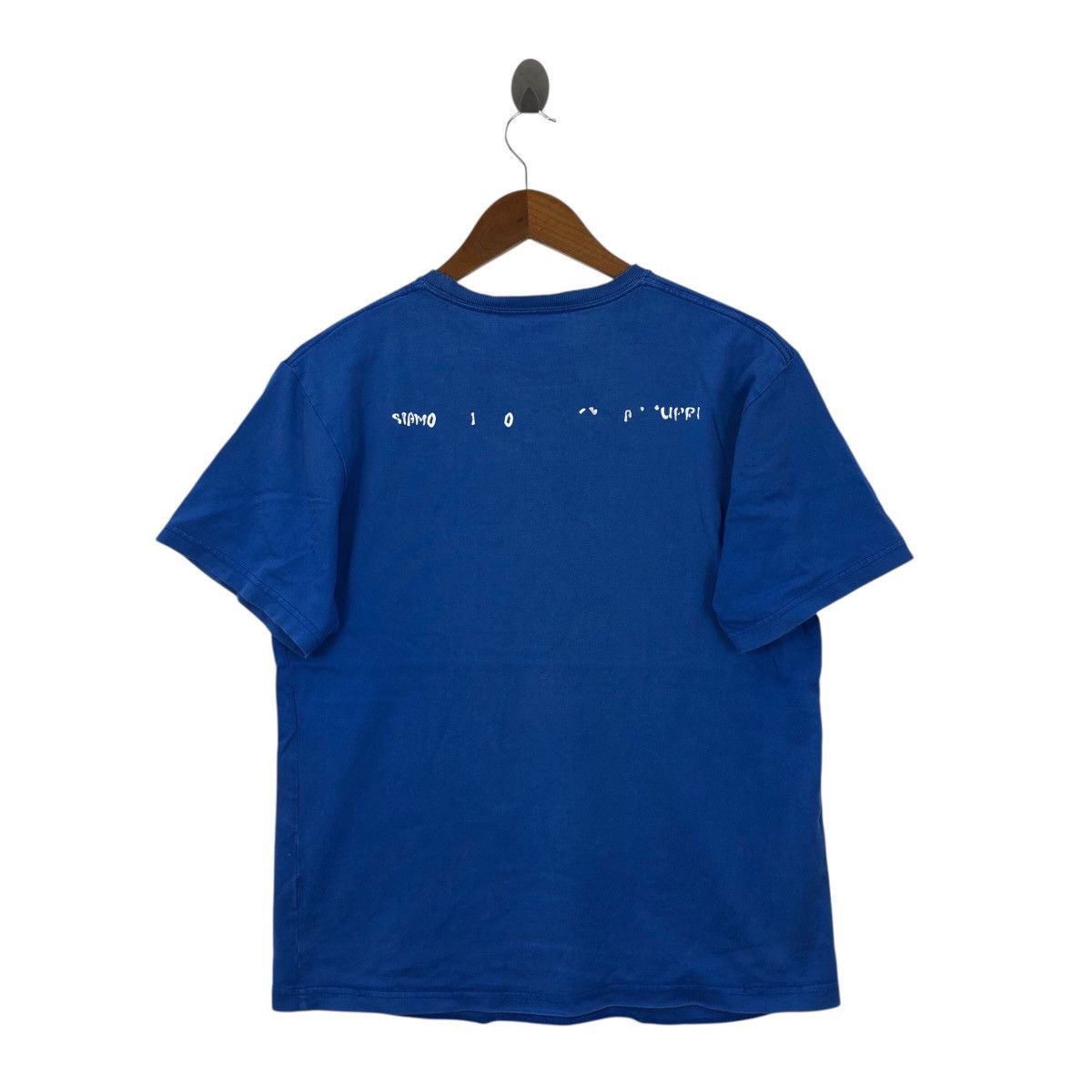 Vintage 2002 Giuoco Calcio Azurri T-Shirt Distressed Italian Footbal Size US M / EU 48-50 / 2 - 4 Thumbnail