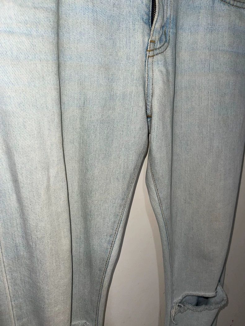 Yves Saint Laurent Saint Laurent 14ss Runway Light Blue Yellow Mud Dye Specia Size US 29 - 3 Thumbnail