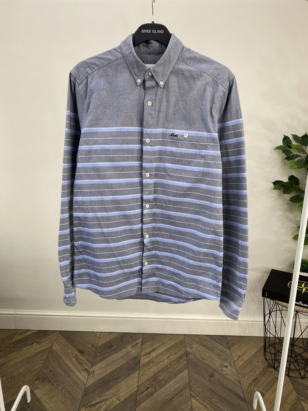 Lacoste Vintage Lacoste Live Button Up Shirt Size US M / EU 48-50 / 2 - 1 Thumbnail