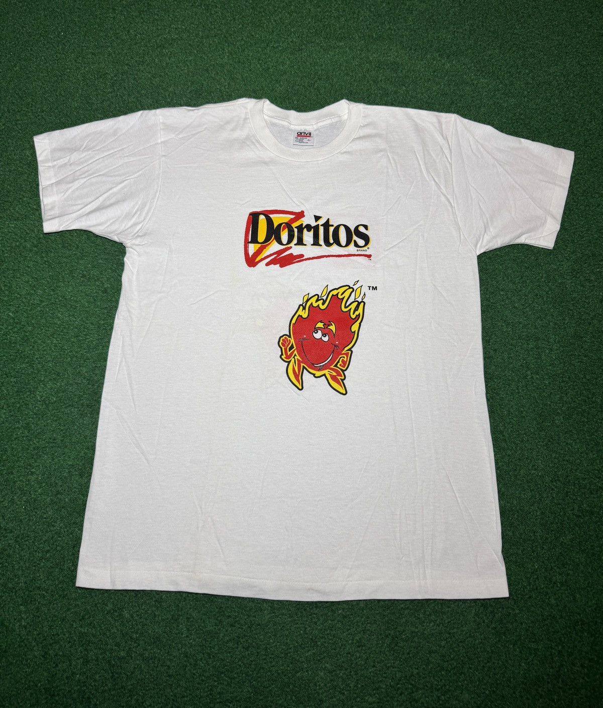 Vintage Doritos Vintage Nacho Cheese Corn Chip 90s Promo L T Shirt Size US L / EU 52-54 / 3 - 1 Thumbnail