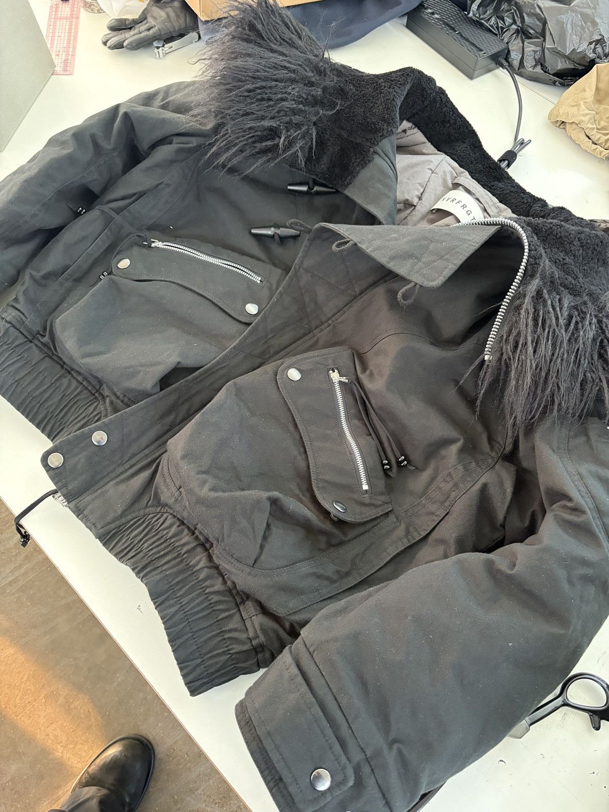 Japanese Brand NVRFRGT padded hooded bomber jacket black Size US L / EU 52-54 / 3 - 2 Thumbnail