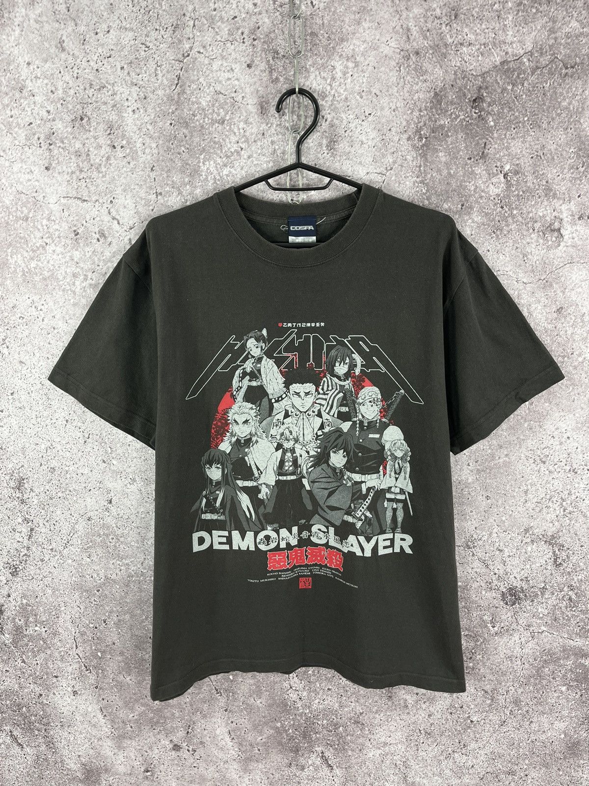 Vintage Demon Slayer Anime T-Shirt Big Logo Rare Size L